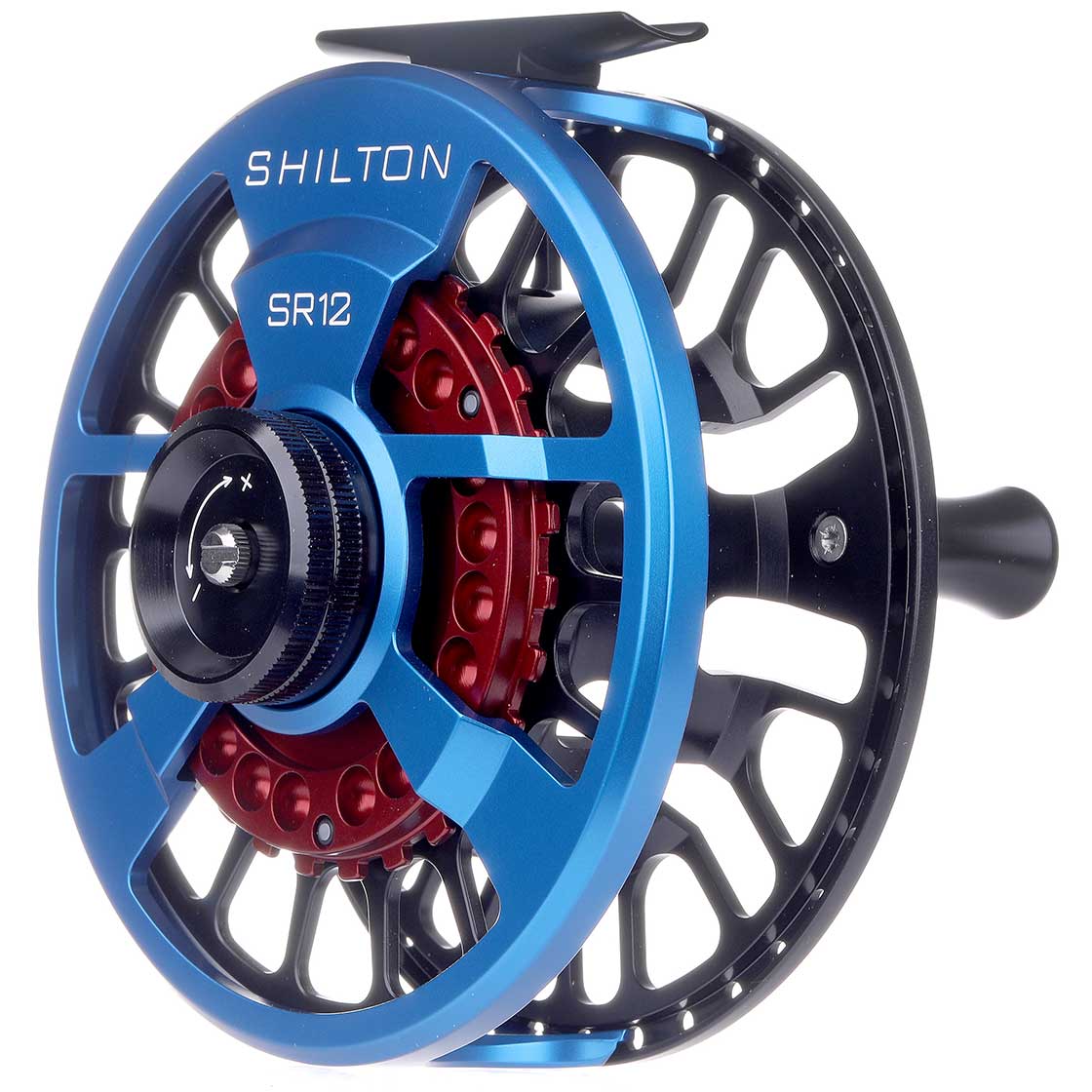 Shilton SR Series Custom Reel Blue-Black-Red moulinets de mouche