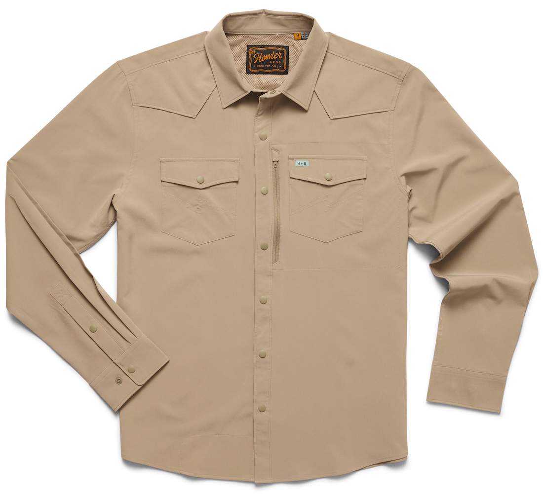Howler Brothers Emerger Tech Sunshade T-shirt à manches longues - sandstone