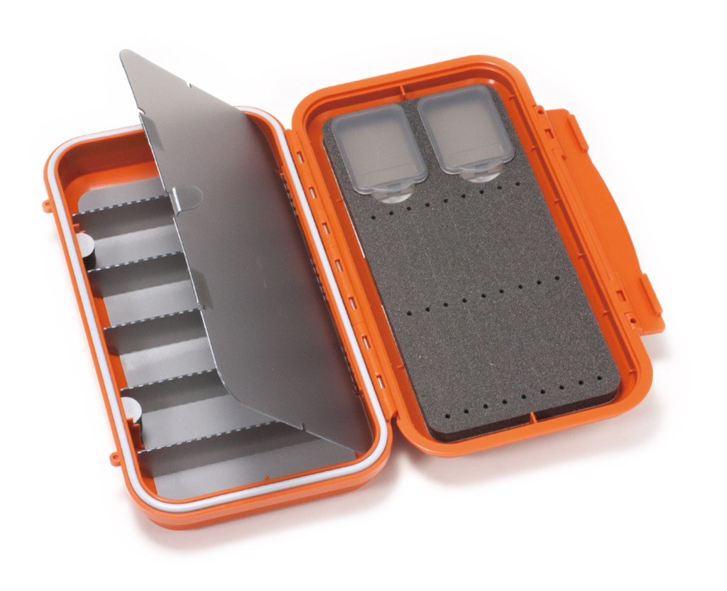C&F Design CF-3406H boîte à mouches étanche pour mouches tubulaires burnt orange