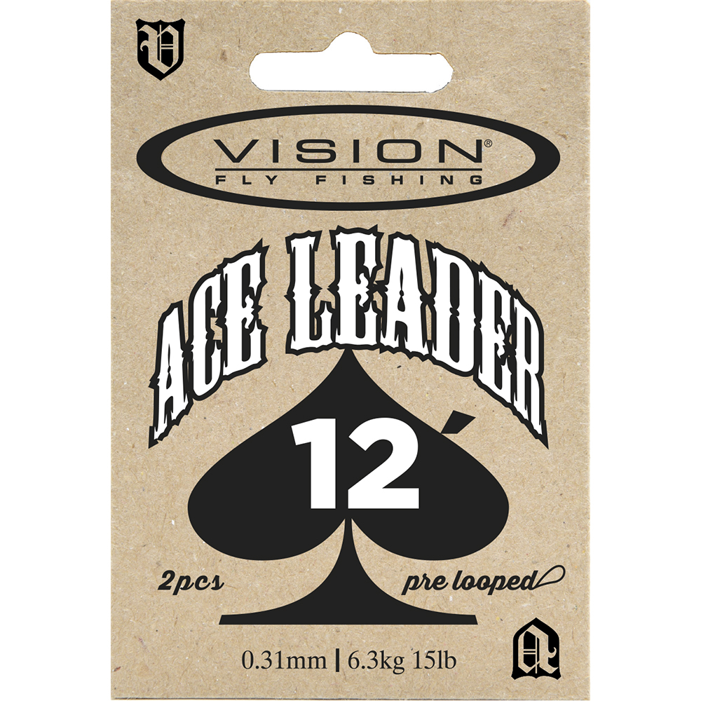 Vision ACE Leader Bas de ligne 12 ft 2er Set