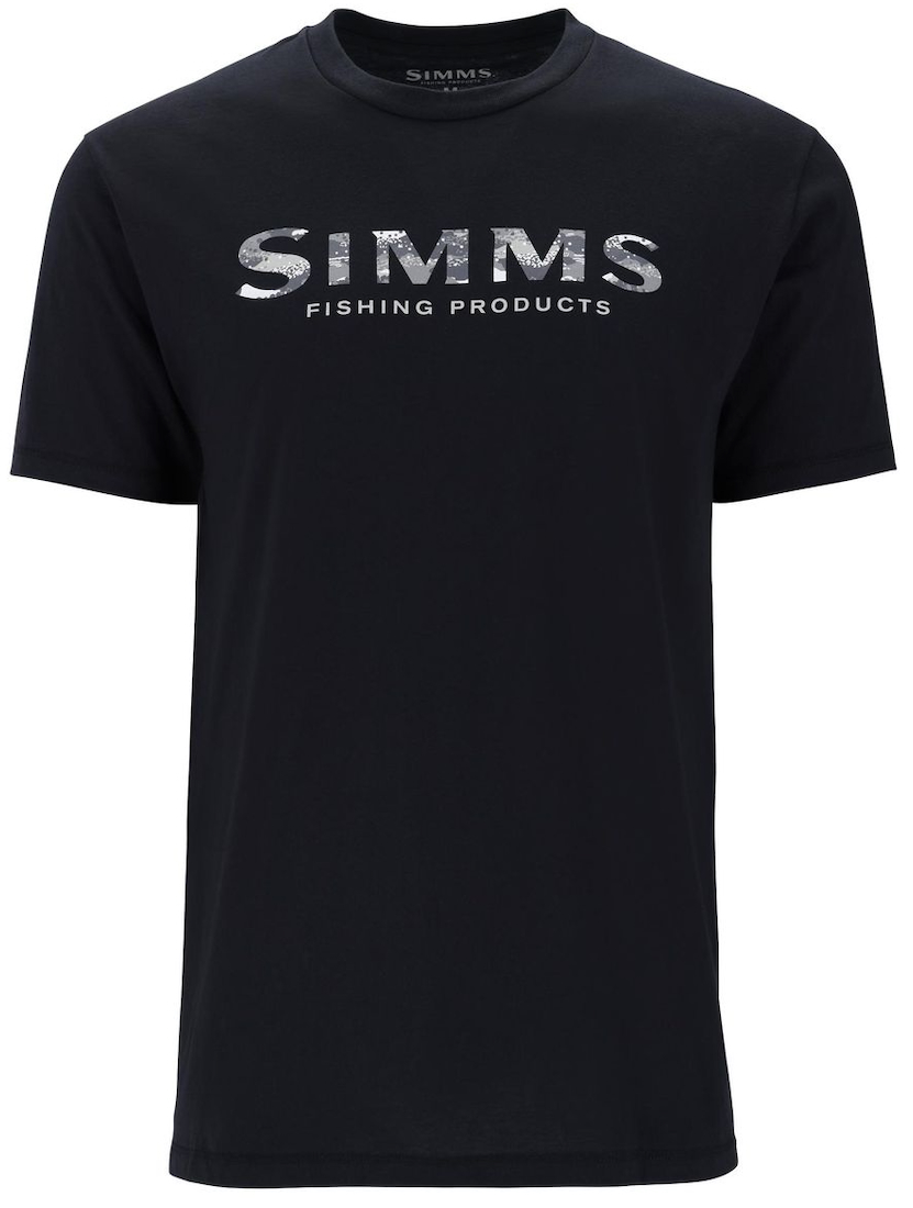 Simms Shroud Fill Logo T-Shirt Noir