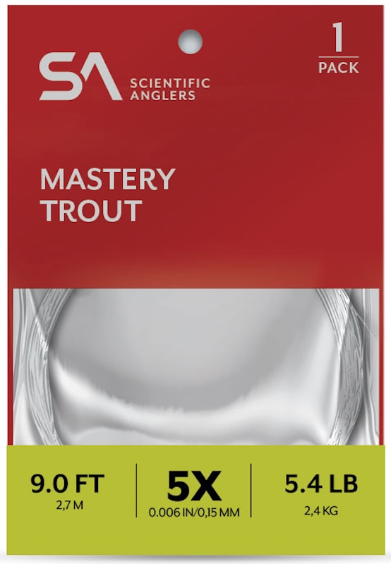 Scientific Anglers Mastery Trout Tapered leader 9 ft bas de ligne