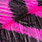 hot pink/black
