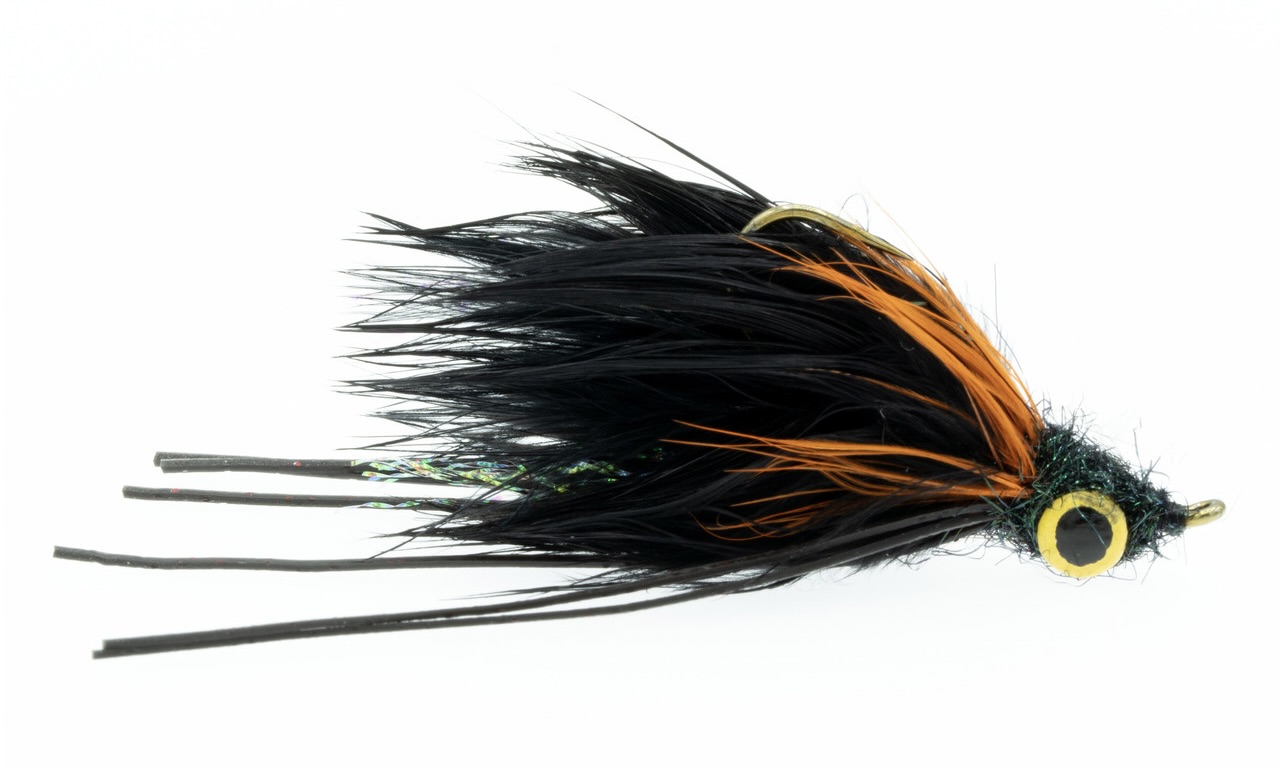 Umpqua Streamer Super Bugger Black #6