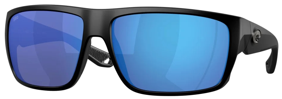 Costa lunettes polarisantes Fly Line Matte Black (Blue Mirror 580G)