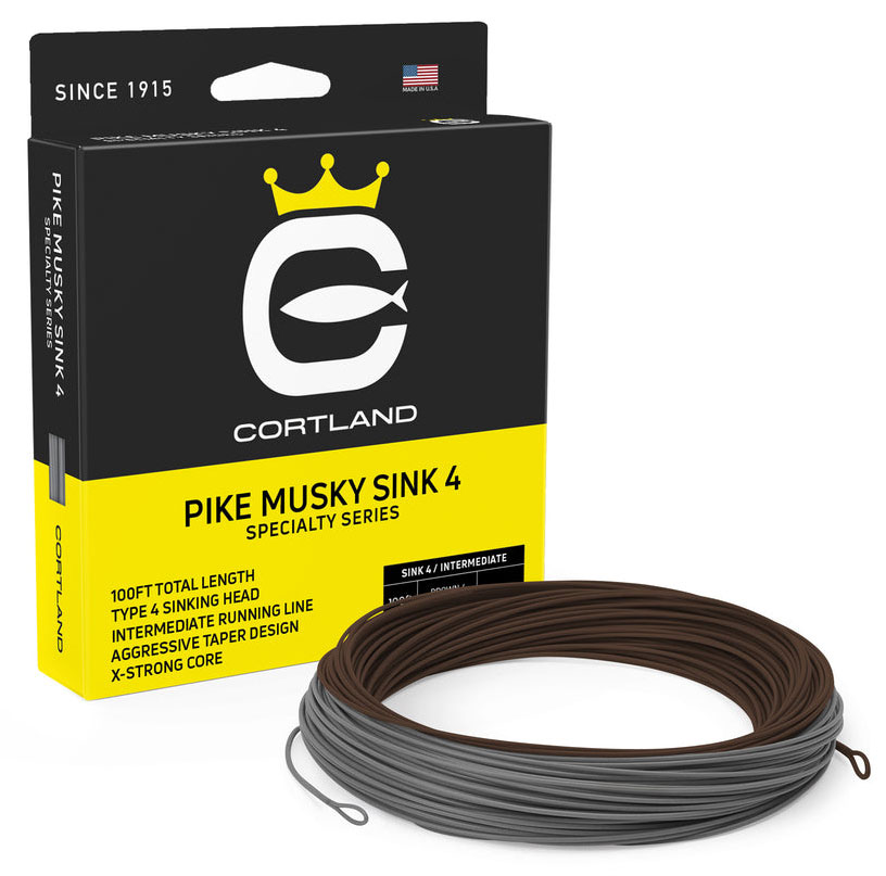 Cortland Pike Musky ligne à mouche Sink4
