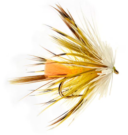Fulling Mill Jackie Yellow Mayfly Muddler #10 Mouche de mai