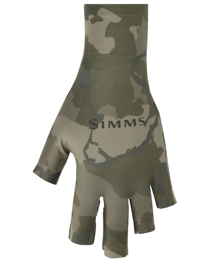 Simms Solarflex SunGlove gants regiment camo olive drab
