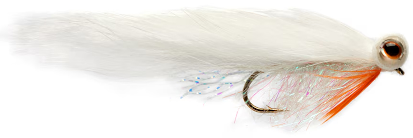 Fulling Mill Rob's Minky Booby Streamer blanc