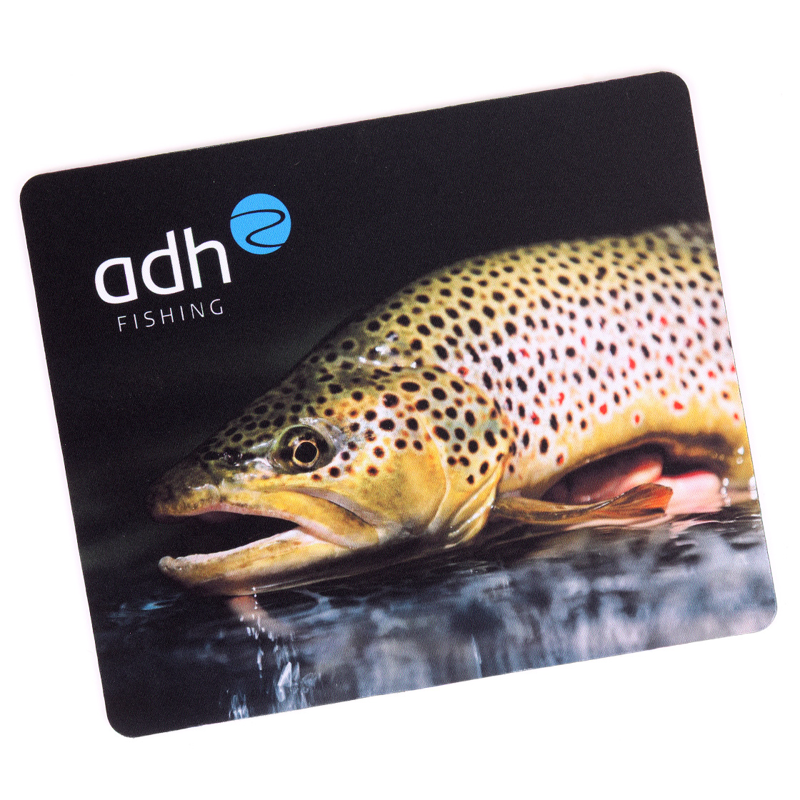 adh-fishing Tapis de souris Trout en caoutchouc