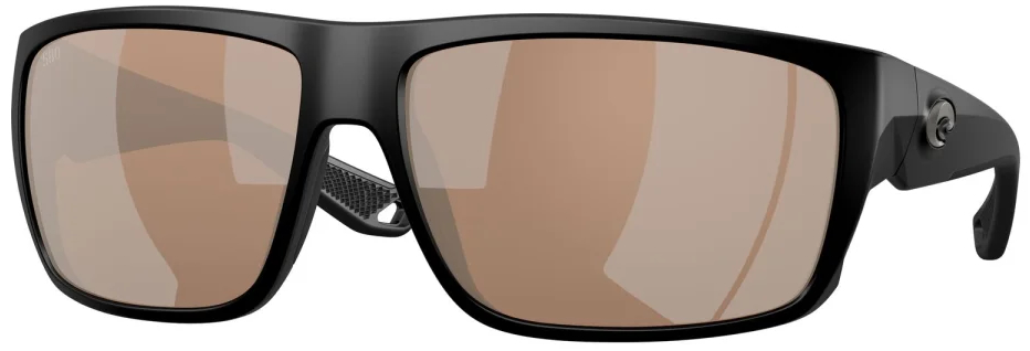 Costa lunettes polarisantes Fly Line Matte Black (Copper Silver Mirror 580G)
