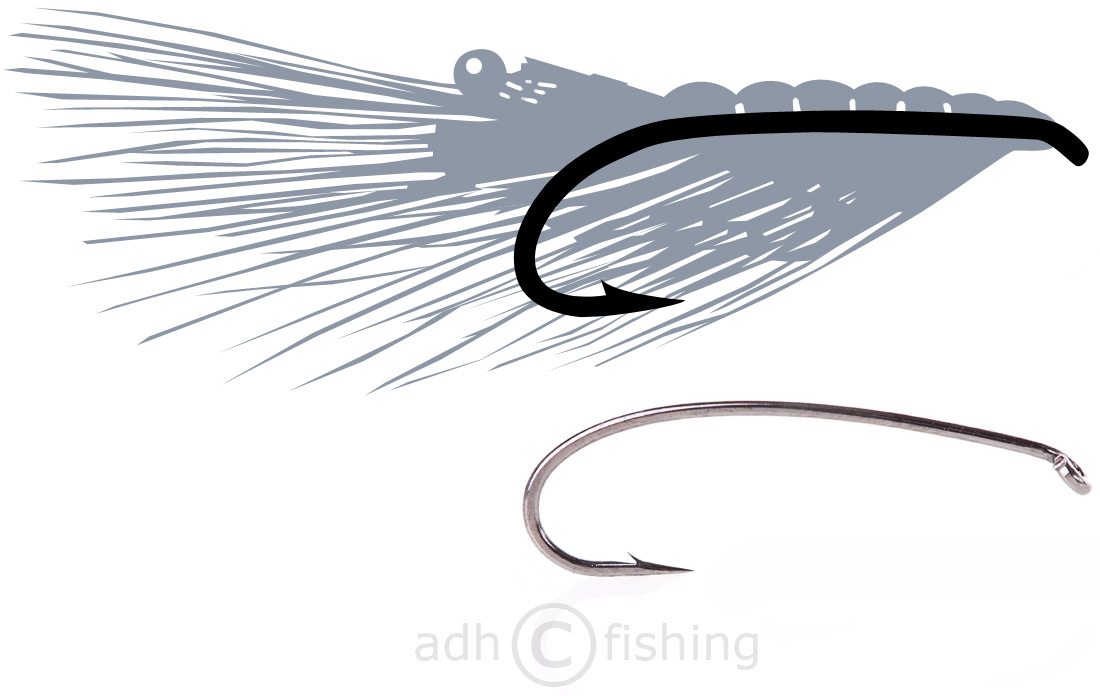 Tunca Hameçon à mouche TS30 Saltwater Shrimp