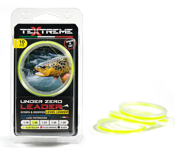 Textreme Under Zero Nymph Leader Matériel fluo yellow