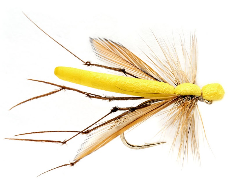 Mouche sèche Fulling Mill - Yellow Foam Daddy