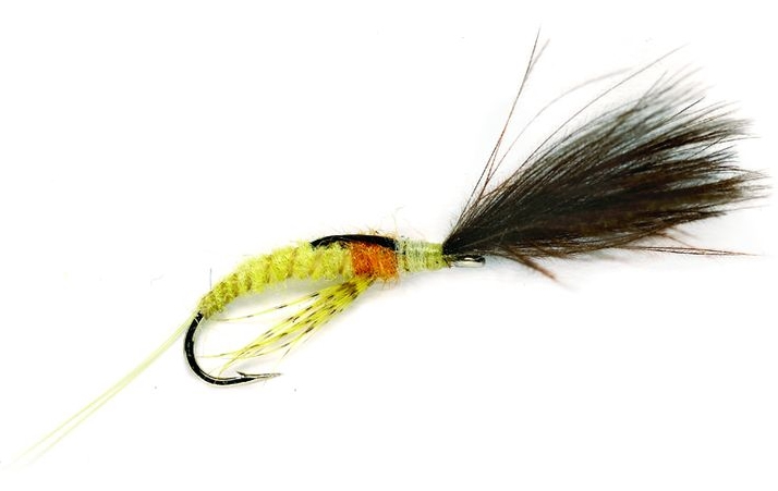 Fulling Mill Yellow Mayfly CDC Emerger #12 Mouche de mai