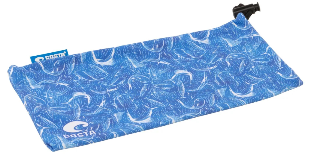 Costa Microfiber Recycled Cleaning Cloth Vintage Fish Blue