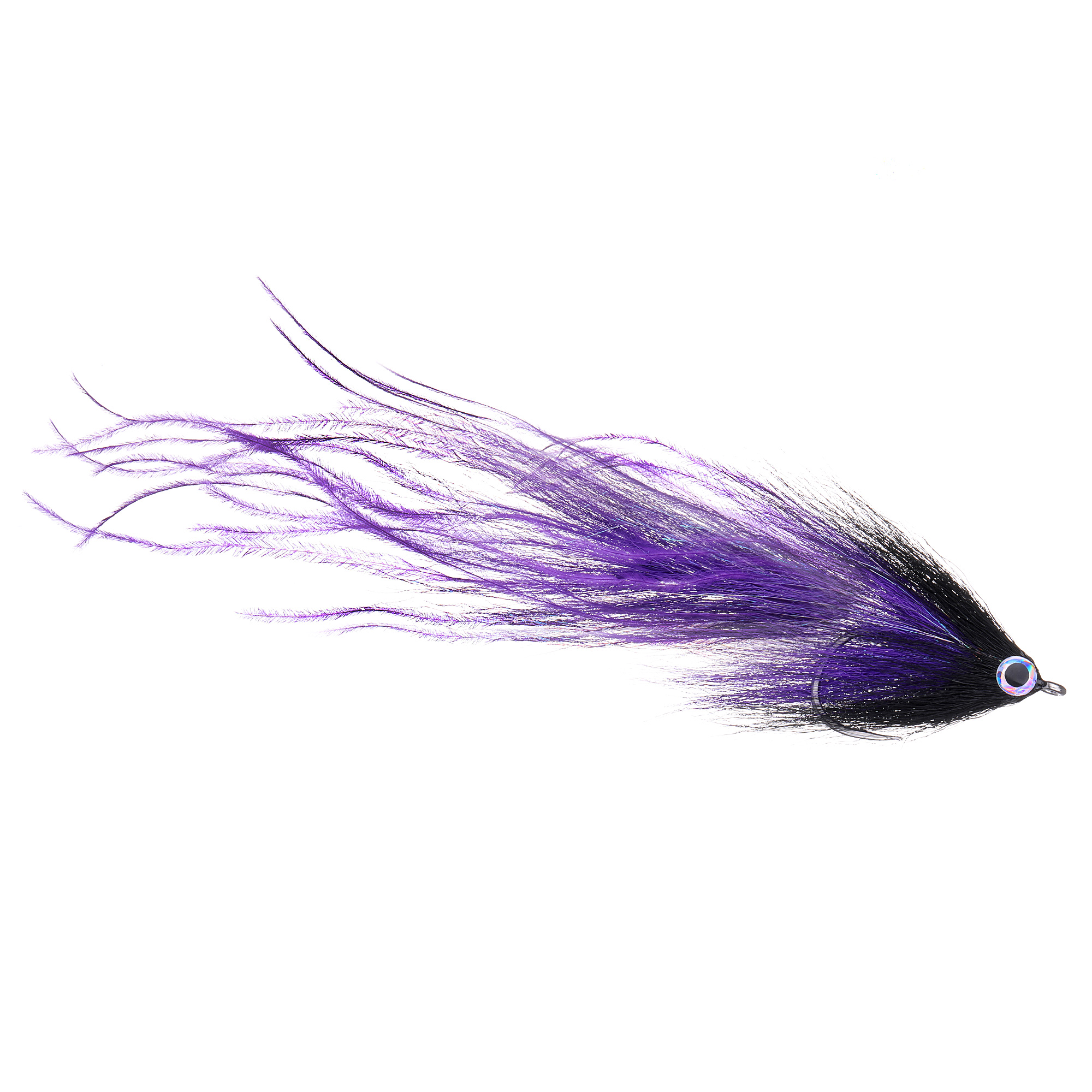Superflies Beast Fly GT Black/Purple AHREX SA290 #8/0 Mouche d'eau salée