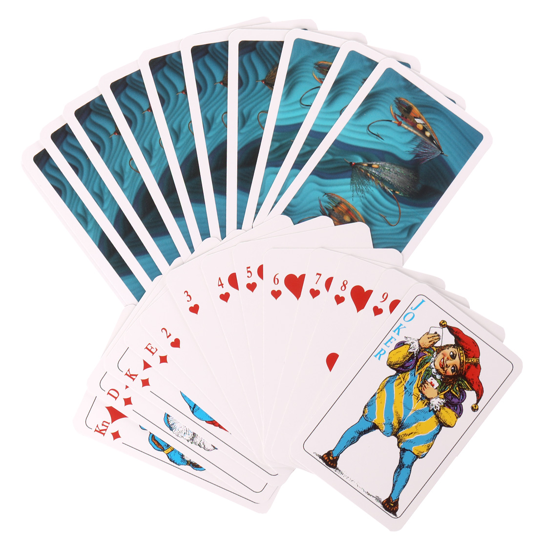 Playing Cards Classic Salmon Flies by Mikael Jenei Jeu de cartes