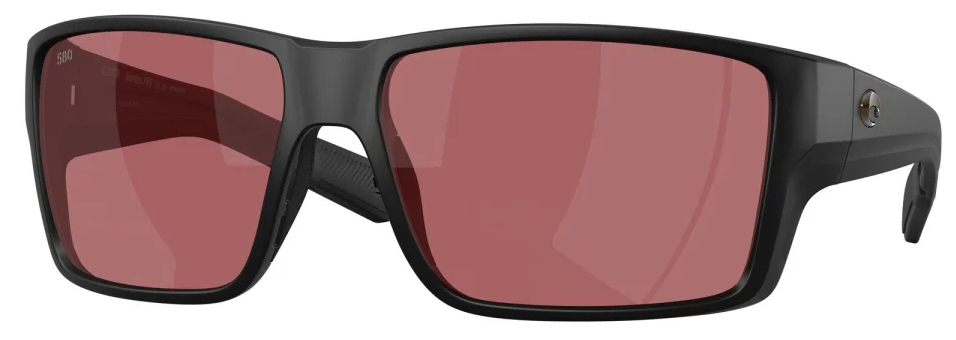 Costa lunettes polarisantes Reefton Pro Matte Black (Rose 580G)