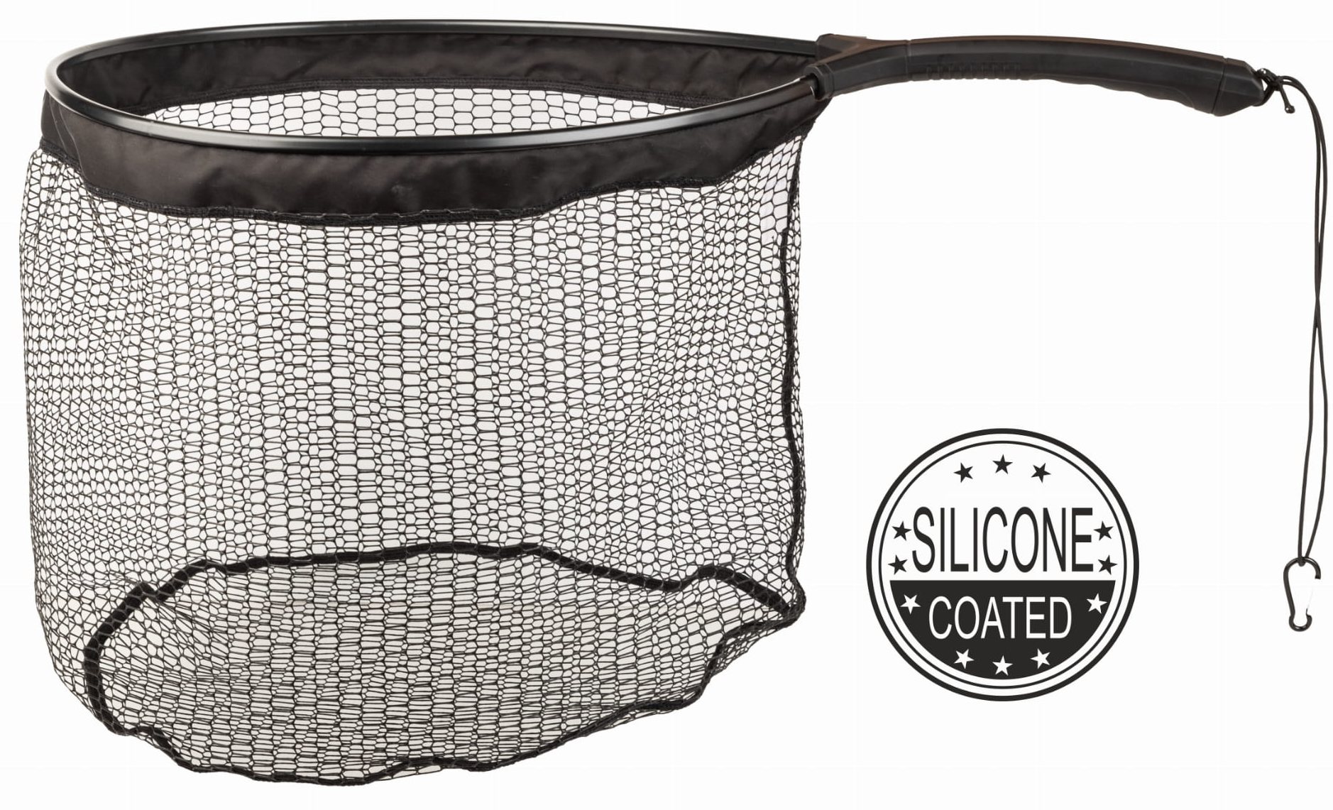 Traper Epuisette Creek avec filet de protection recouvert de silicone