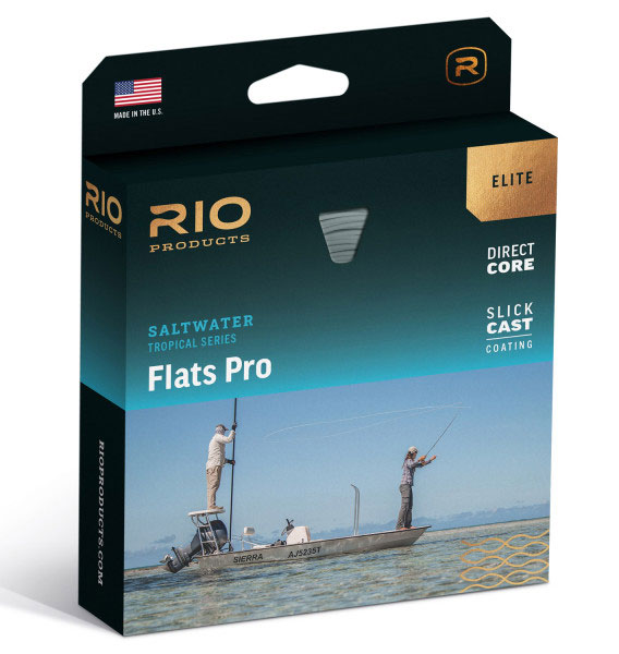 Rio Elite Flats Pro Clear Tip Saltwater ligne à mouche Float/Intermediate