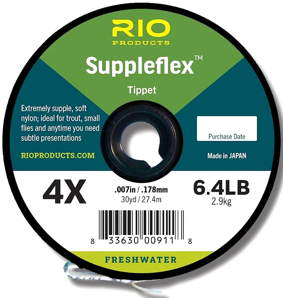 Rio Suppleflex Tippet 30 yds Spool Matériel de bas de ligne