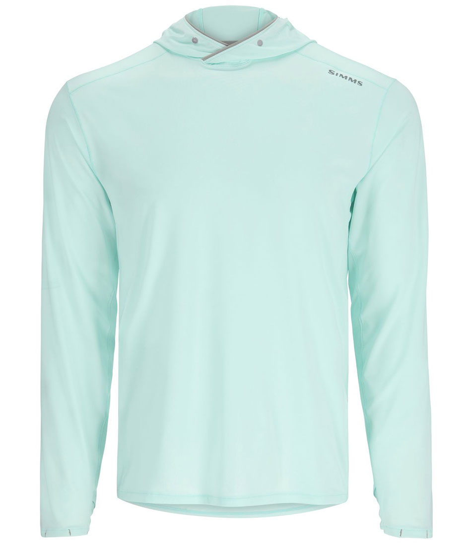 Simms Solarflex Hoody chemise à manches longues sea breeze