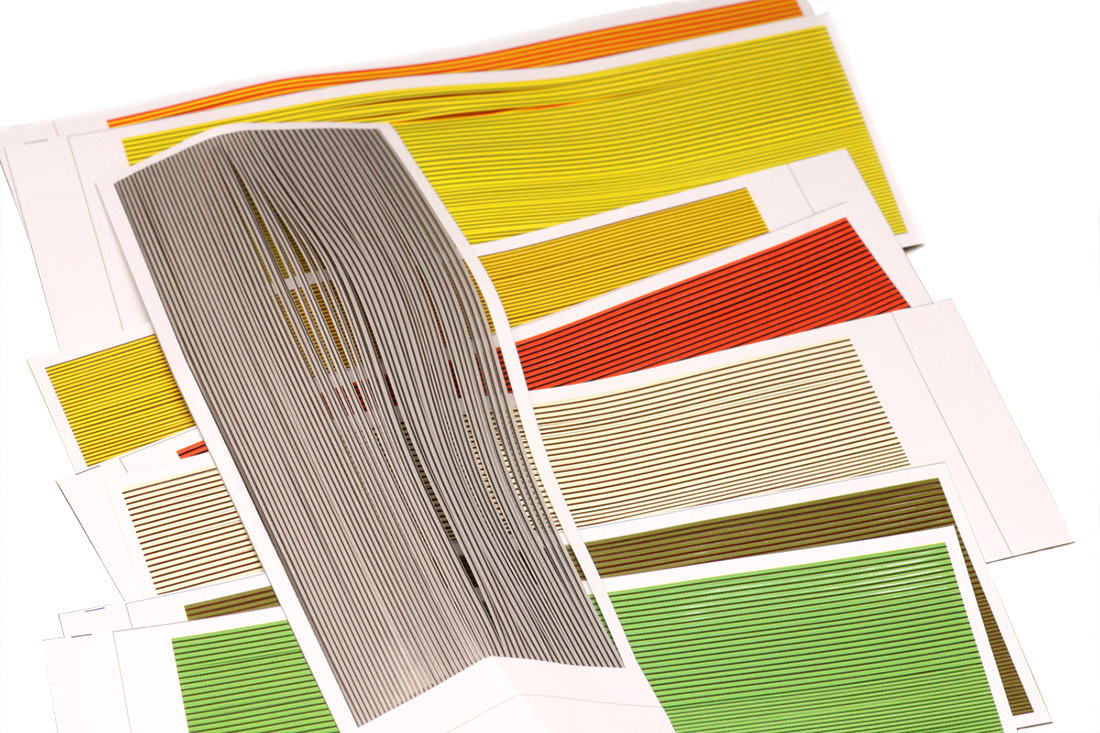 Hareline Synthetic Quill Body Wrap bandes