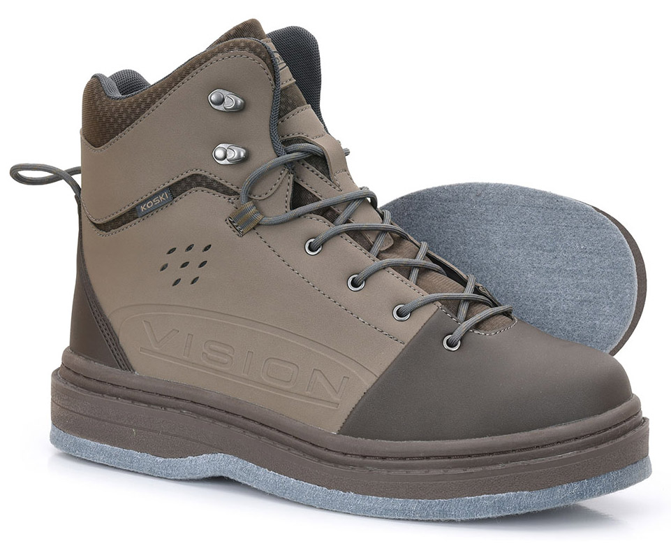 Vision Koski chaussures de wading avec semelle en feutre