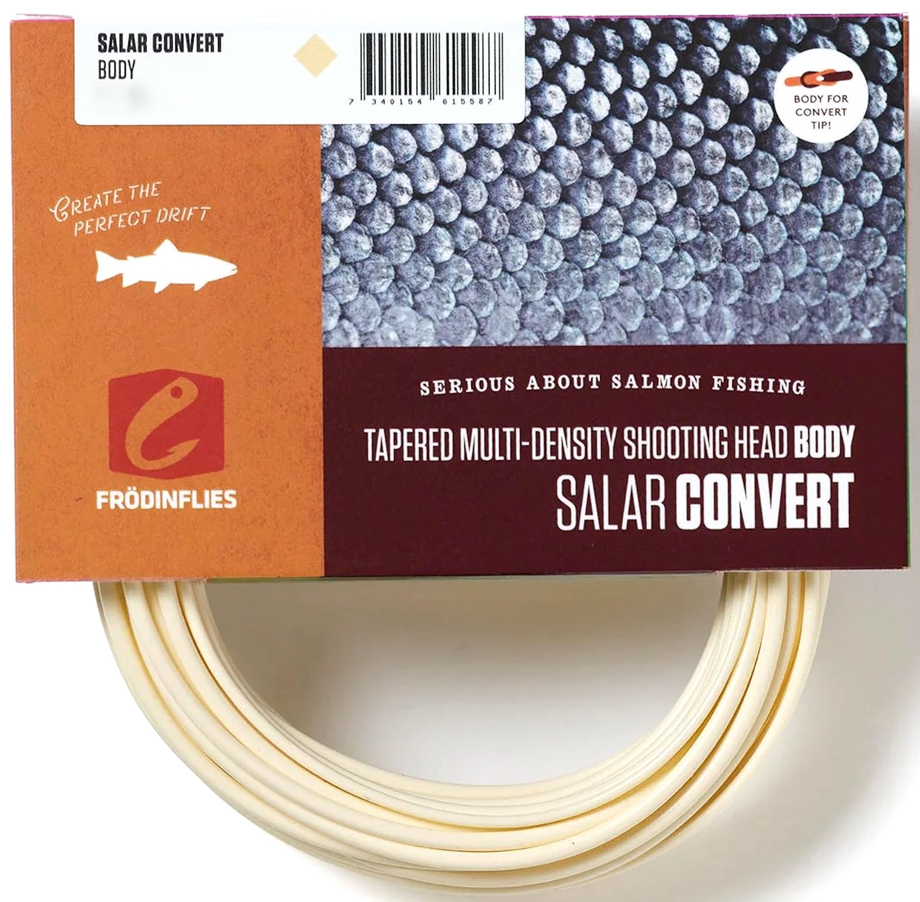 Frödin Salar Convert Short Spey Singlehand Shooting Head Tête de tir flottante