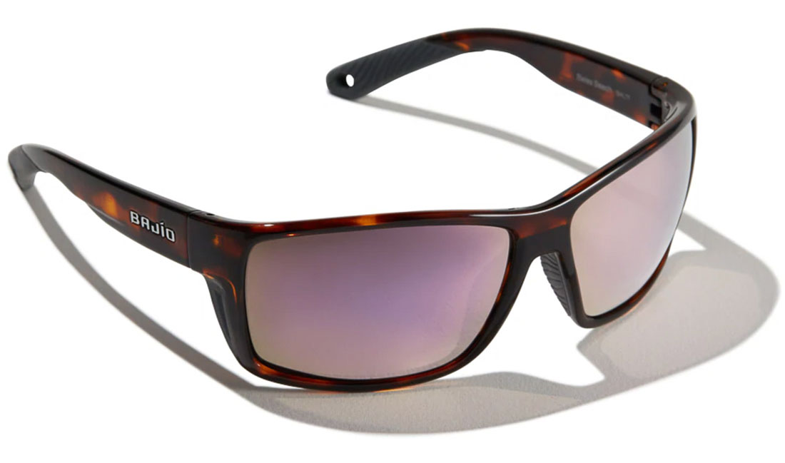 Bajio lunettes polarisantes Bales Beach - Dark Tort Gloss (Rose Mirror PC)