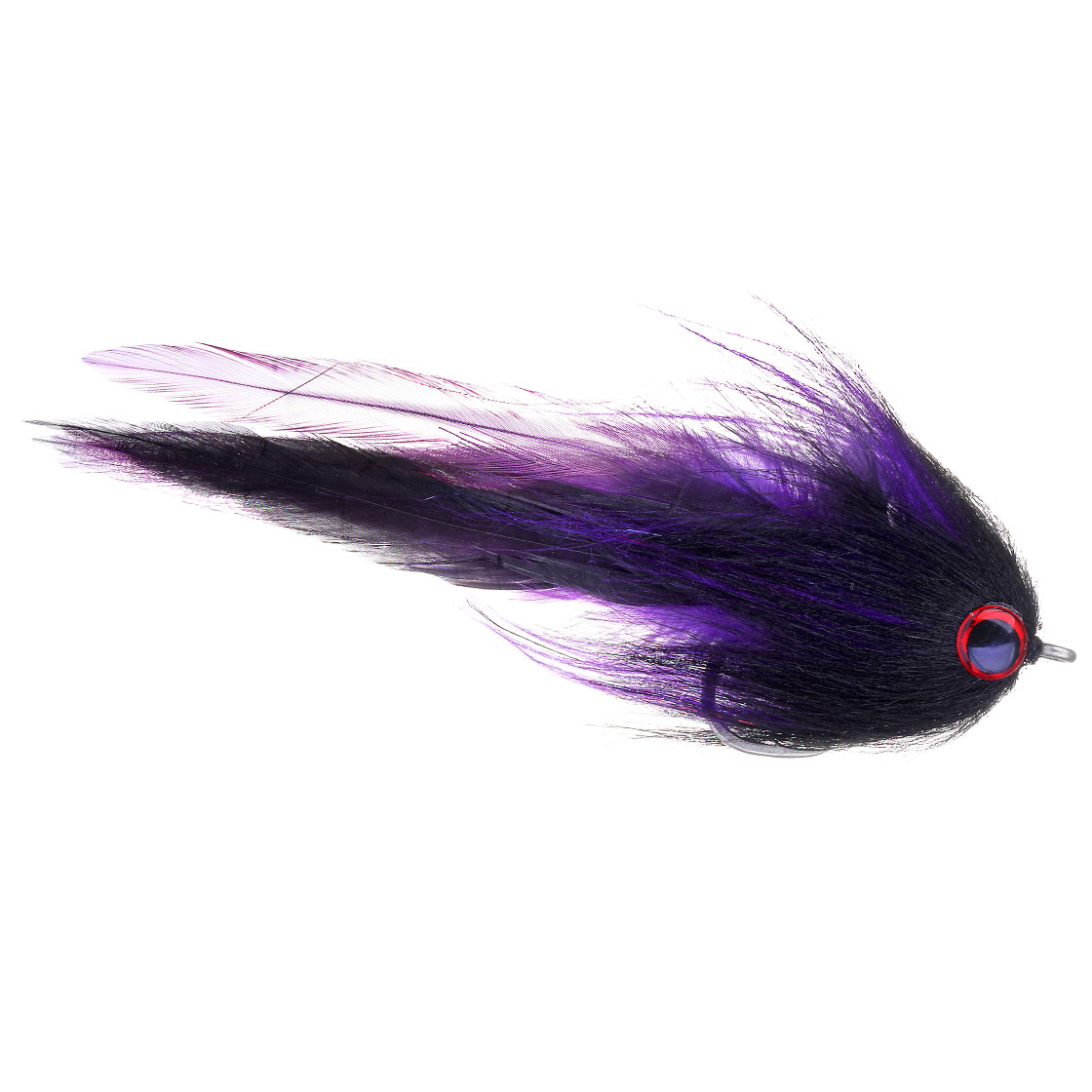 Superflies Alphonse GT Brush Fly Purple and Black SL12S #6/0