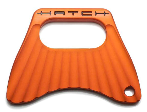Hatch Fish Tail Bottle Opener porte-clés orange