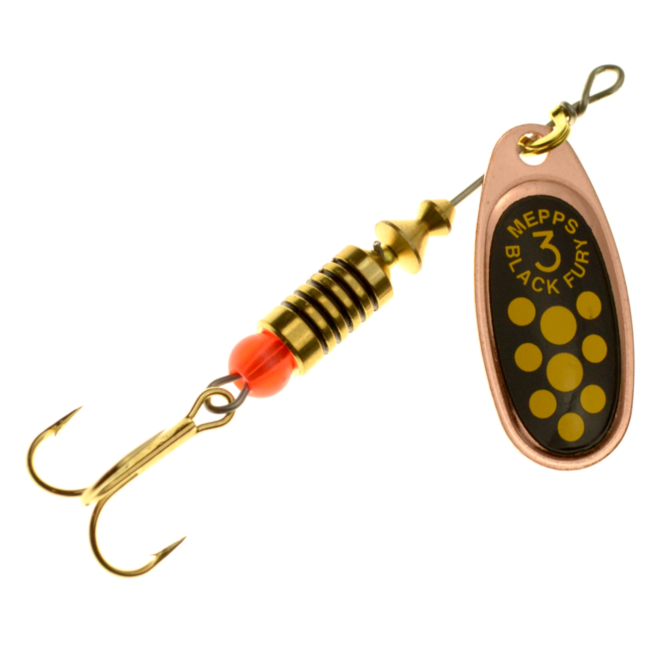 Mepps Black Fury Spinner cuivre/jaune