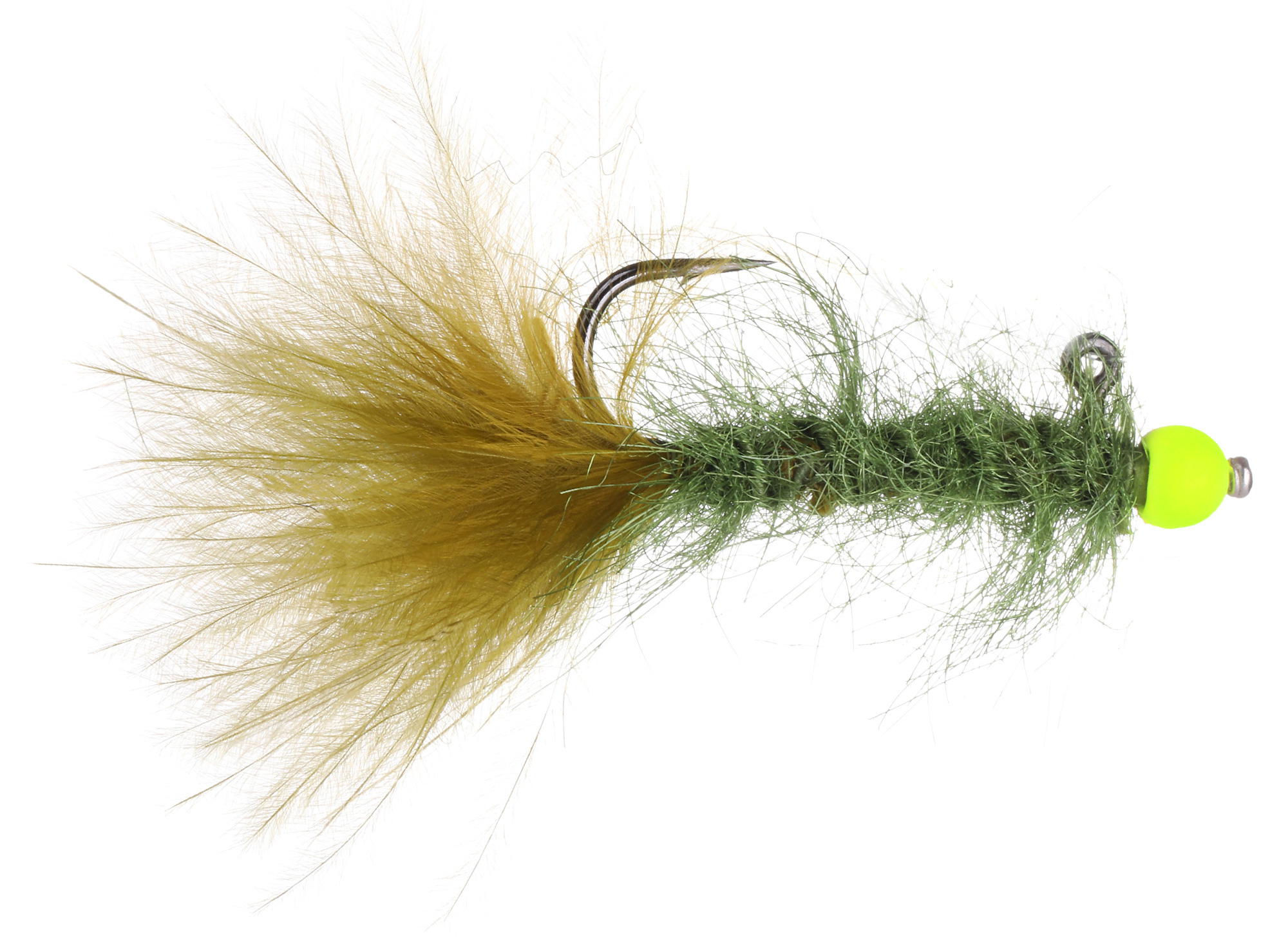 Fulling Mill Balanced Leech Olive et Chartreuse #8