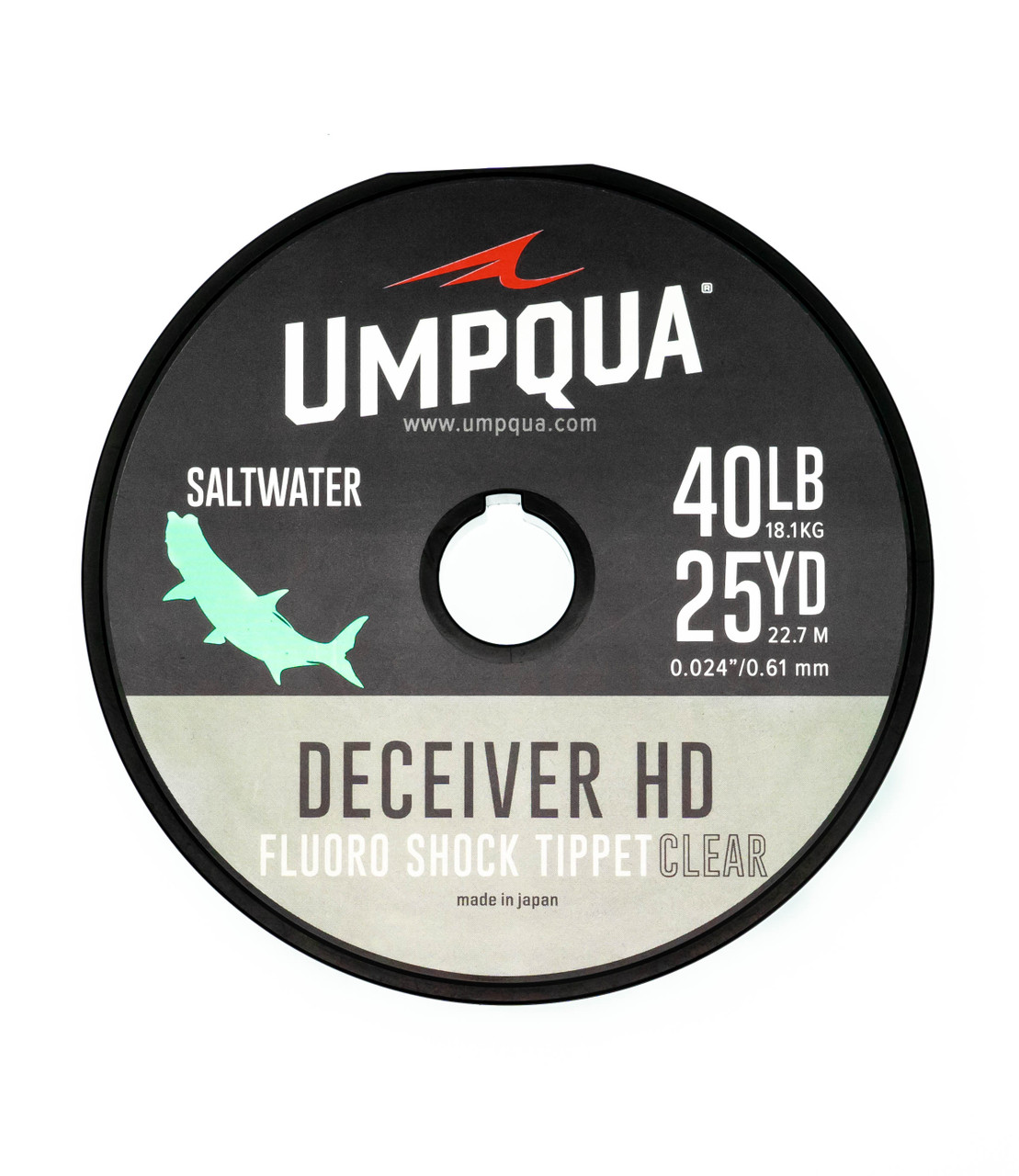 Bas de ligne Umpqua Deceiver HD Salt Water Shock Tippet Fluorocarbone 25yds