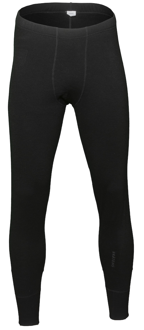 Bratens 100% Norway Merino Wool Terry Longs Caleçon extra chaud noir