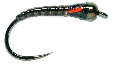 Fulling Mill Tungsten Buzzer Black Nugget Nymphes Barbless