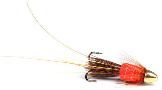 Guideline Mouche tubulaire Red Frances Cone Brass