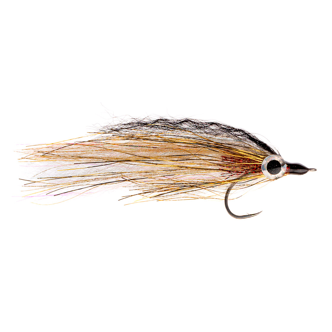 Fishient H2O Streamer - Flashy Profile Baitfish or & noir
