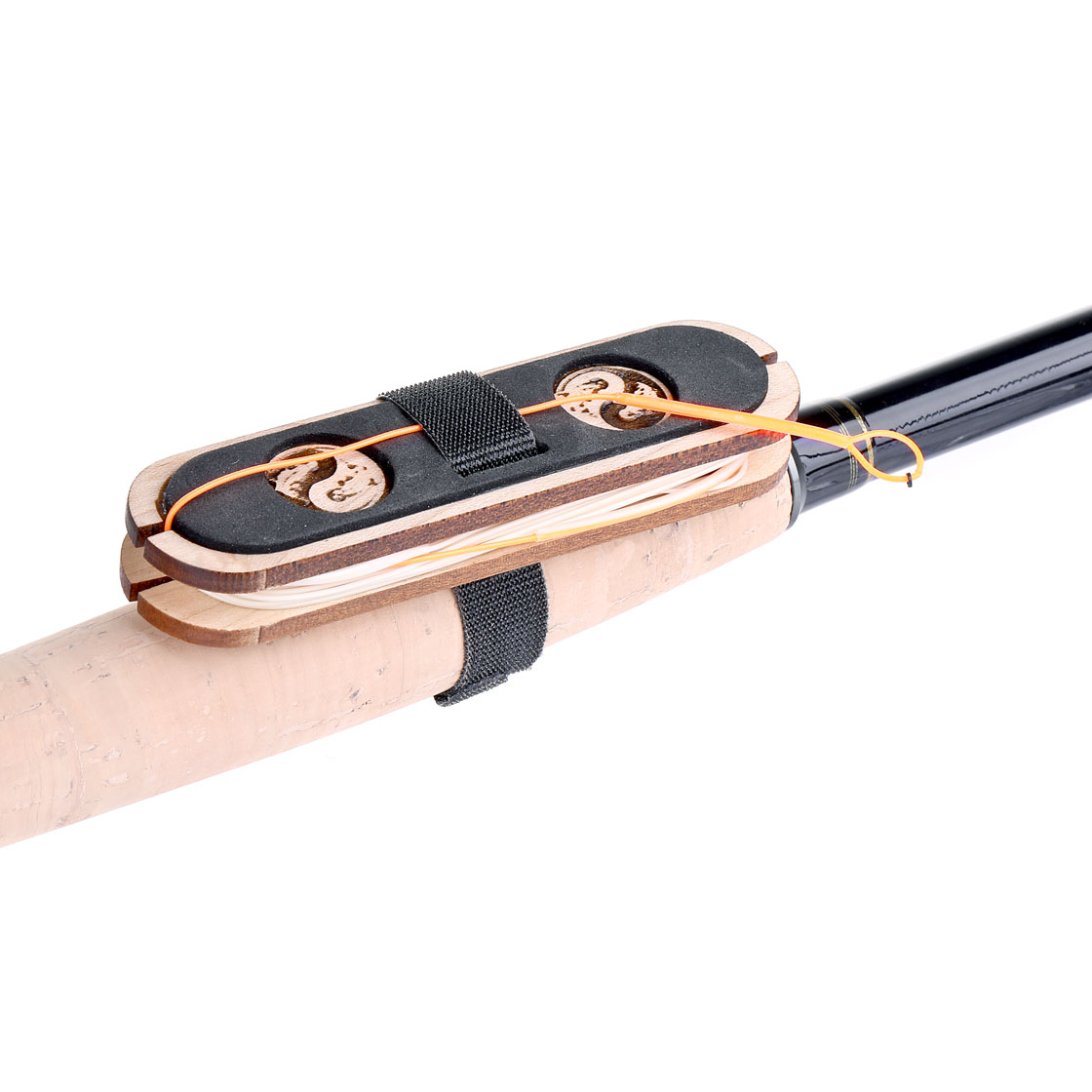 Zen Tenkara Line Holder Handcrafted Wood (Porte-ligne Zen Tenkara)