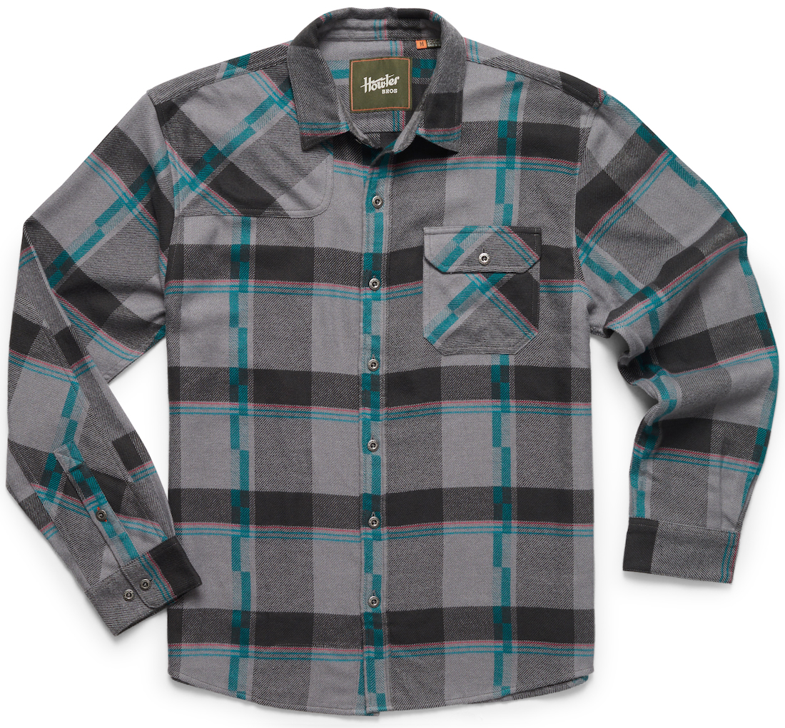 Howler Brothers Chemise en flanelle Harker's - backdrop plaid : greystoke