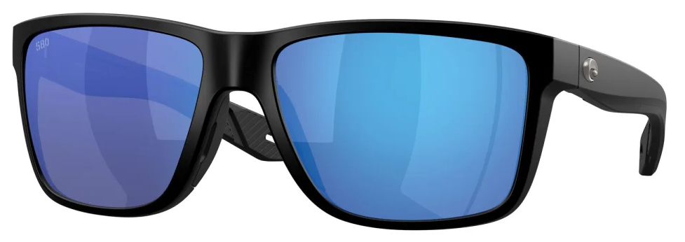 Costa lunettes polarisantes Broadbill II Matte Black (Blue Mirror 580G)