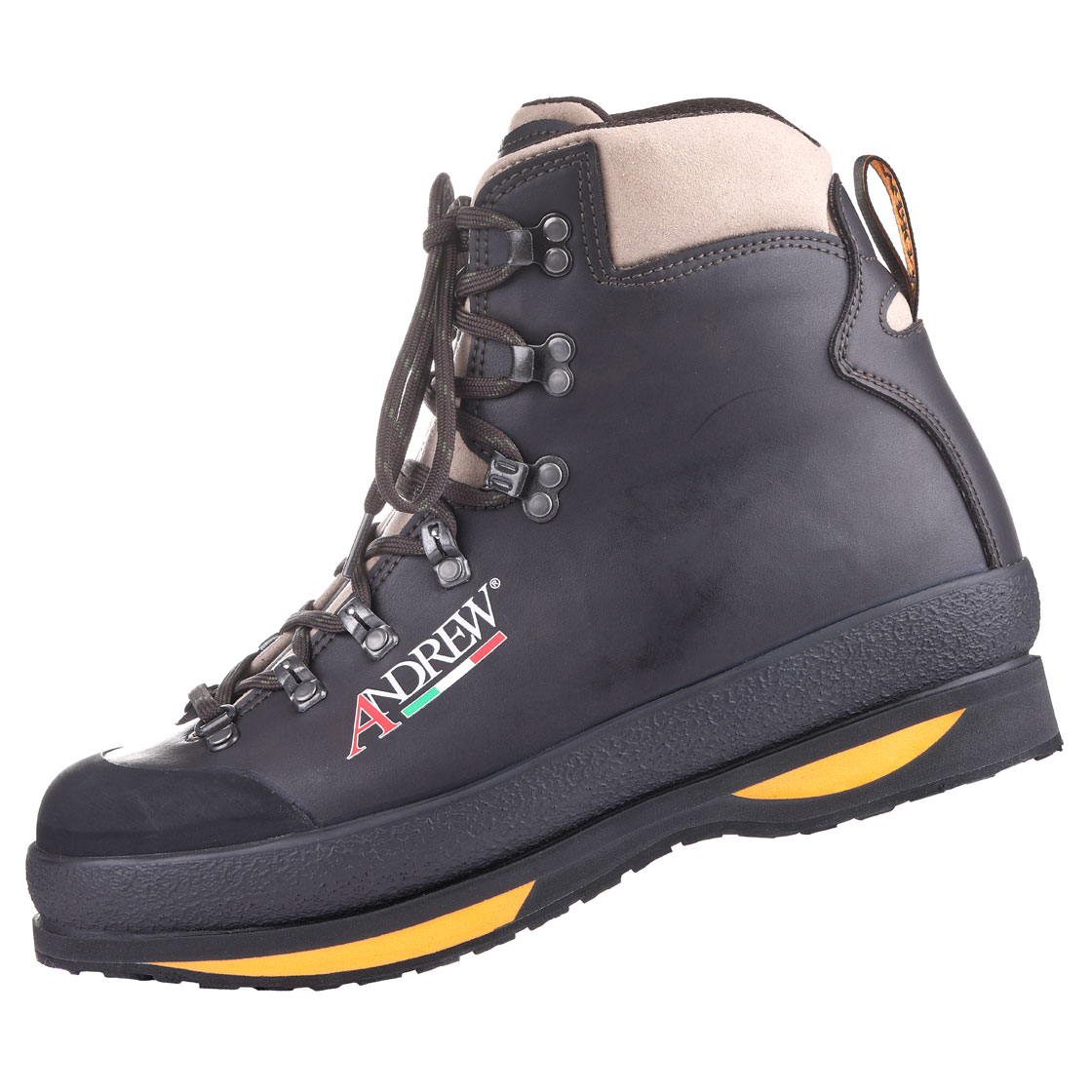 Andrew Fly Edition Vibram & Studs Chaussures de wading avec semelle en caoutchouc & crampons