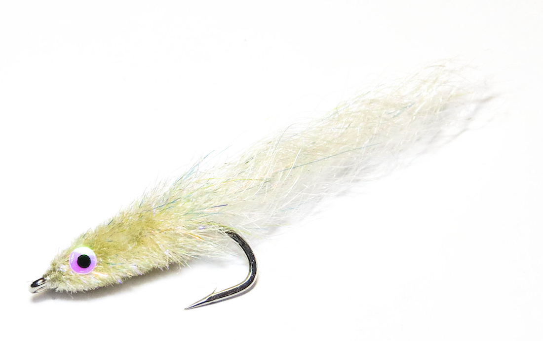 Fishient H2O Streamer - 3D Sprat crevette & blanc