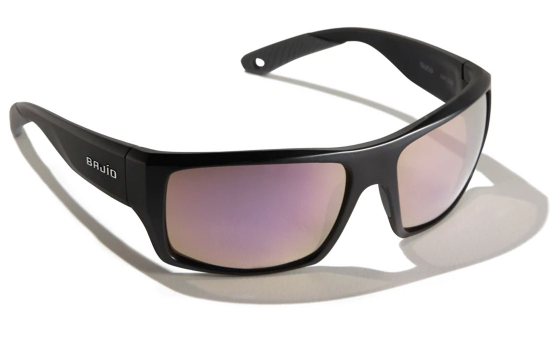 Bajio lunettes polarisantes Nato - Black Matte (Rose Mirror PC)