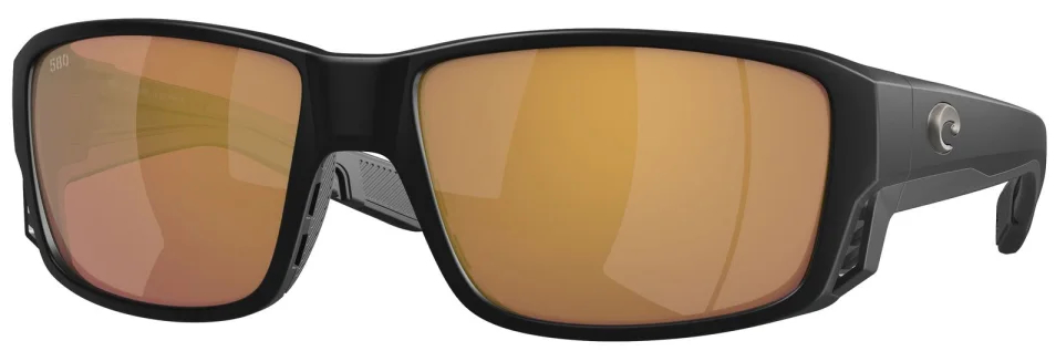 Costa Lunettes polarisantes Tuna Alley Pro Matte Black (Gold Mirror 580G)