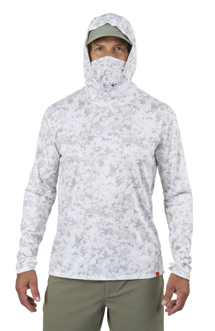 Grundéns Tough Sun Masked Hoodie UPF 50+ protection solaire squall camo