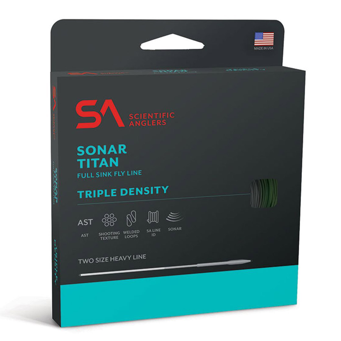 Scientific Anglers Sonar Titan Triple Densité ligne à mouche S3/S5/S7
