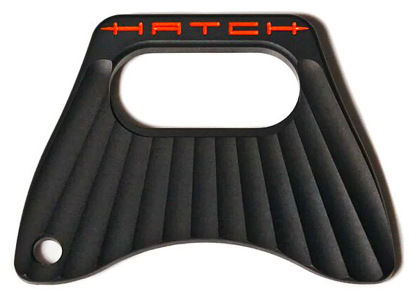 Hatch Fish Tail Bottle Opener Porte-clés décapsuleur black